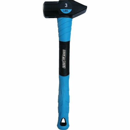 CHANNELLOCK 3 Lb. Steel Cross Peen Hammer with Fiberglass Handle 30942